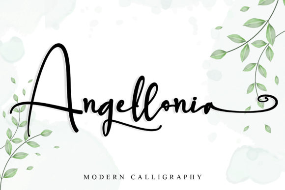 Angellonia Font Review: A Friendly Script for Creative Branding