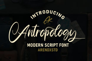 Anthropology Font Review: A Friendly Script for Creative Branding