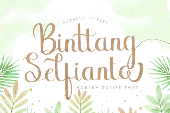 Binttang Selfianto Font: A Script Amp for Creative Branding