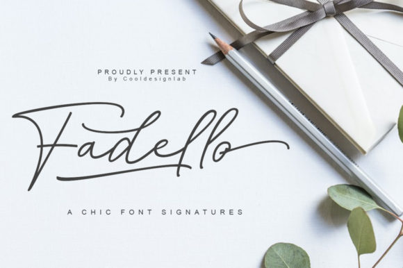 Fadello Font: A Script Amp Typeface for Editorial Elegance