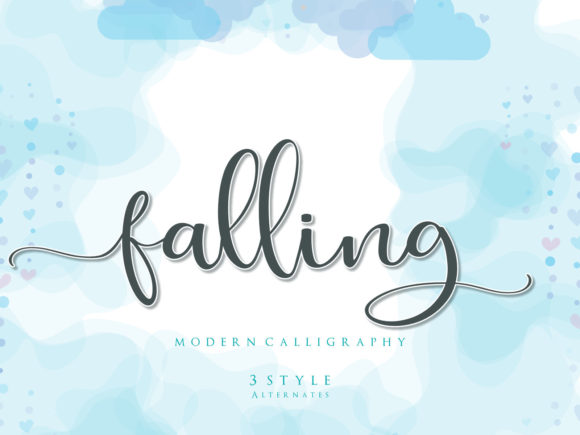 Falling Font: A Warm and Versatile Typeface for Creative Web Design