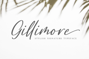 Gillimore Typeface: A Handwritten Script for Editorial Elegance