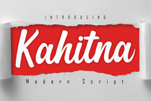 Kahitna: A Handwritten Typeface That Elevates Branding Projects