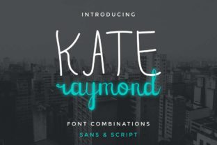 Kate Raymond Typeface: A Modern Script Font for Digital Design