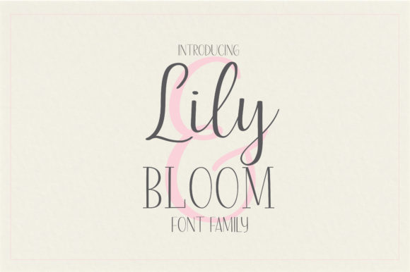 Lily Bloom Font: A Modern Typeface for Digital Design