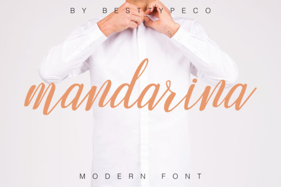 Mandarina: A Bouncy Script Font for Modern Web Design