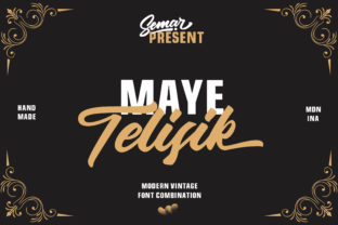 Maye Telisik Duo: A Font That Brings Your Crafts to Life