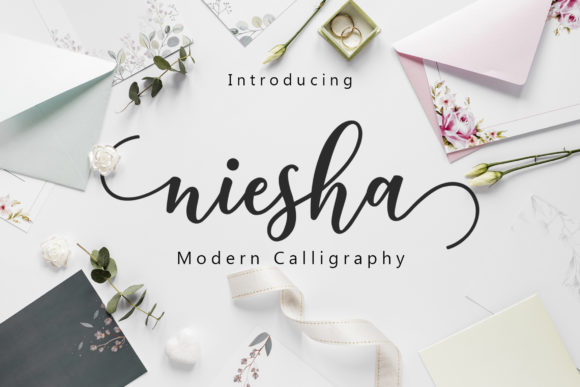 Niesha Font: A Warm Script for Digital Branding and Web Design
