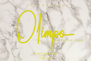 Olimpo Font: A Graceful Script for Editorial Design