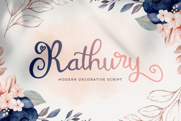 Rathury: A Script Font That Elevates Your Brand