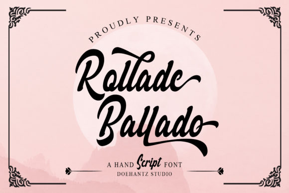 Rollade Ballado Font: A Script That Elevates Your Brand