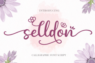 Selldon Font: A Handwritten Typeface for Editorial Design