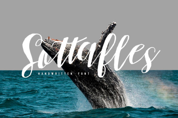 Sottafles Font: A Handwritten Typeface for Charming Craft Projects