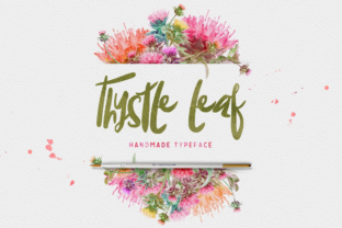 Thysle Leaf: A Display Font with Natural Elegance