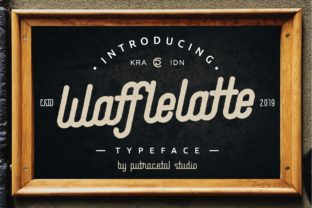 Waffle Latte Font Family: A Display Typeface for Modern Web Design