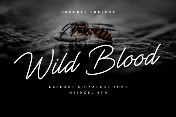 Wild Blood: A Handwritten Font with Heart for Editorial Design